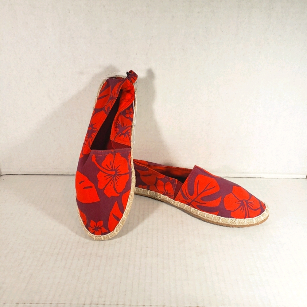 NWT Men's Floral Print Espadrille